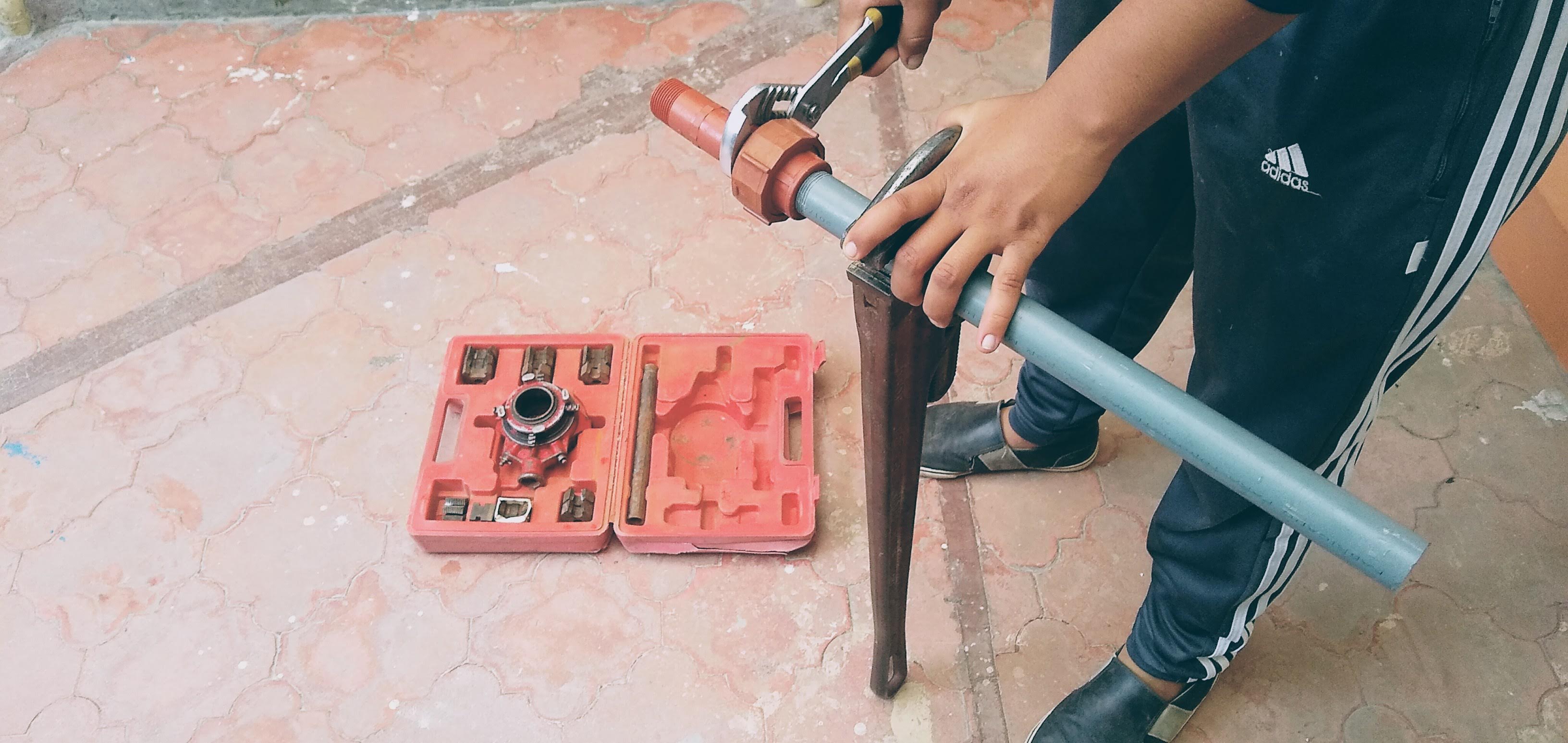 Reparación de fuga